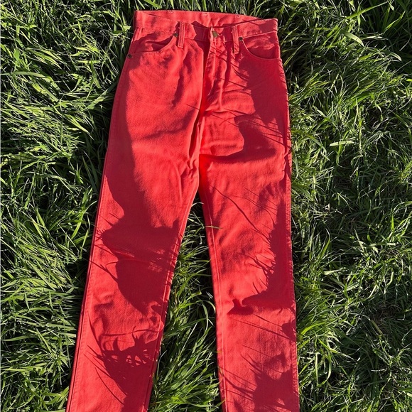 RARE vintage 80’s Wrangler Checotah cowboy cuts - Picture 2 of 2